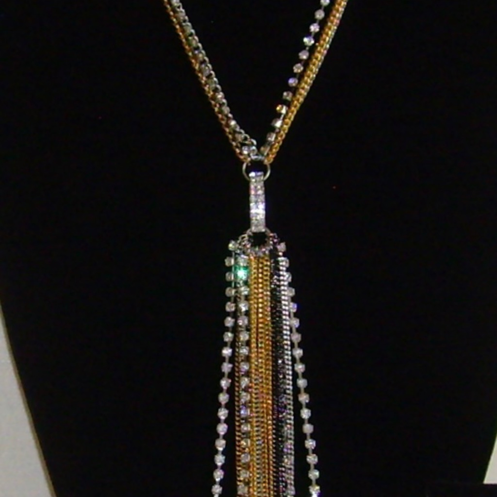 Allen Schwartz Abs Necklace And Earrings